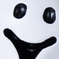 Set of Three White Polyresin Halloween Ghost Figurines