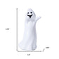 Set of Three White Polyresin Halloween Ghost Figurines