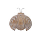 Set of Four Brown Polyresin Butterfly Figurine