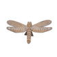 Set of Four Brown Polyresin Butterfly Figurine