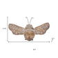 Set of Four Brown Polyresin Butterfly Figurine