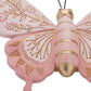 Set of Four Pink And Green Polyresin Butterfly Figurine