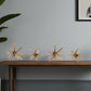 Set of Four Gold Iron Tabletop Sculpture