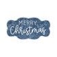 Set of Two Blue And White Christmas Home For The Holidays Wood Wall Decor