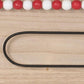 11" X 20" Natural And Red  Wood Sleeps 'Til Christmas Advent Calendar Hanging Wall Decor