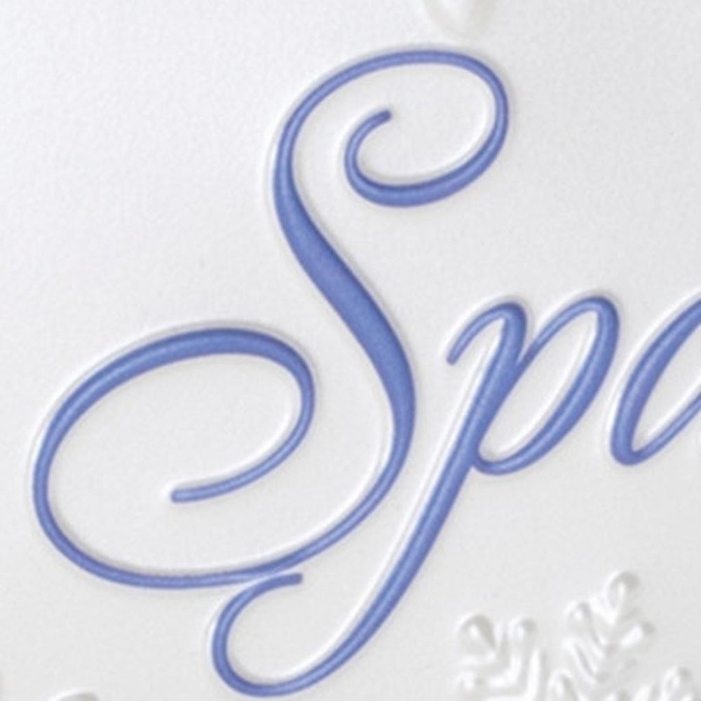 9" X 20" White And Blue Christmas Snowflake Tis The Season Wood Framed Art