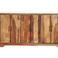 72" Brown Solid Wood Live Edge Sideboard with Six Doors