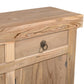 72" Natural Solid Wood Three Drawer Sideboard with Five Doors