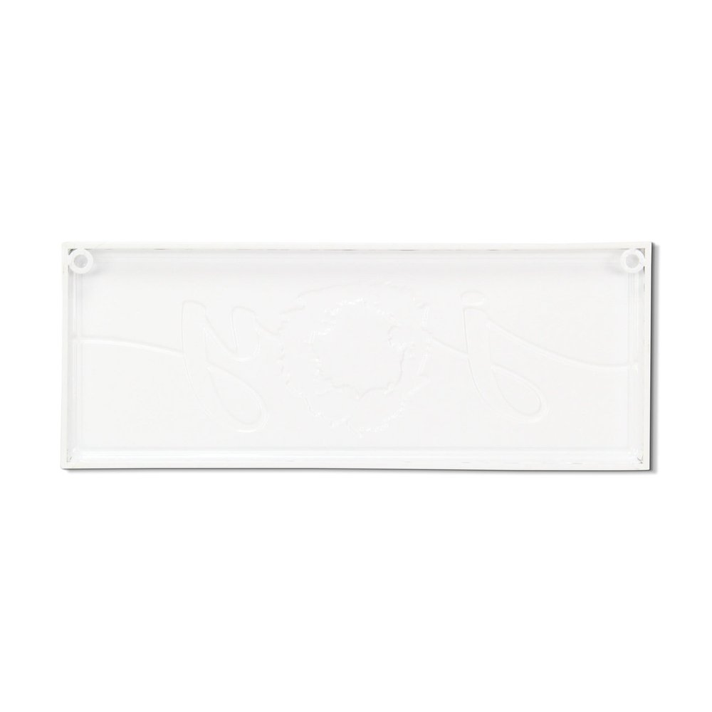 7" X 19" White and Red Christmas Joy Metal Wall Decor