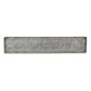 7" X 36" Gray Lake House Galvanized Metal Wall Decor