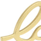10" Gold Cast Iron Love Tabletop Sign