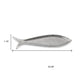 23" Silver Cast Aluminum Fish Serving Tray