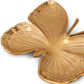 18" Gold Cast Aluminum Butterfly Serving Tray