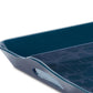 17" Blue Abstract Geo Printed Serving Tray