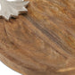 12" Natural Solid Wood Pumpkin Serving Tray