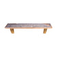 24" Gray And Natural Wood Wall Mounted Accent Shelf