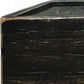 10" Black Distressed Wood Wall Mounted Floating Shelf With LED