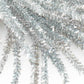 21" Silver Tinsel Faux Pine Christmas Artificial Wreath