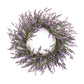 22" Purple And Green Lavender Artificial Wreath
