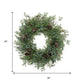 26" Green And Brown Christmas Juniper Artificial Wreath