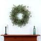26" Green And Brown Christmas Juniper Artificial Wreath