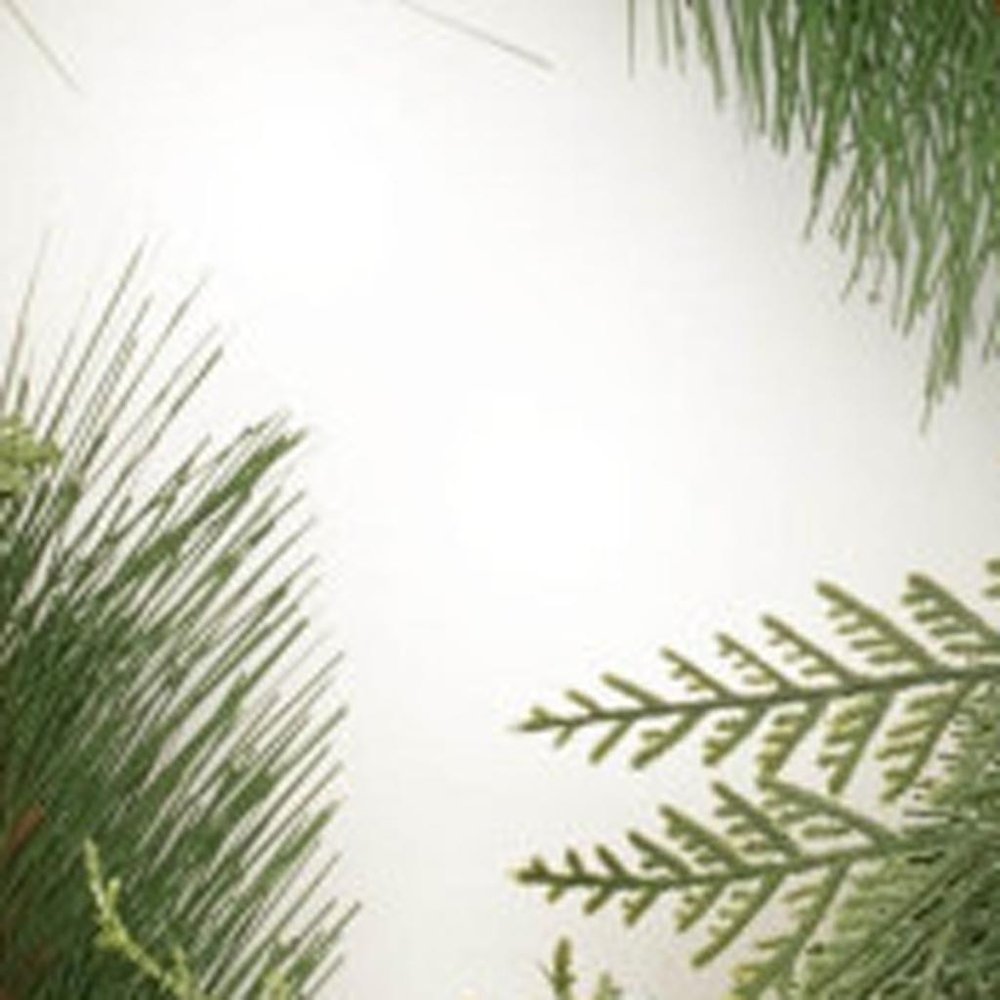 25" Green And Brown Christmas Pine Artificial Wreath