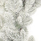 25" White Flocked Pine Christmas Artificial Wreath
