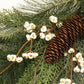 29" Green And Brown Christmas Pine Artificial Wreath