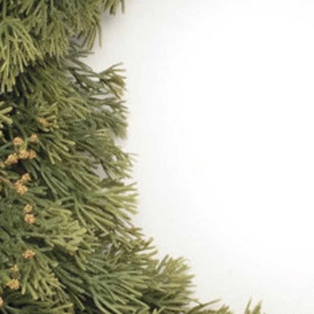 22" Green And Brown Christmas Pine Artificial Wreath