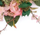 35" Pink And Green Hydrangea Artificial Wreath