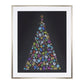 Jewels Christmas Tree Champagne Framed Wall Art