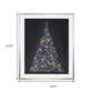 Jewels Christmas Tree Champagne Framed Wall Art