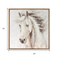 Framed Horse Brown Framed Wall Art