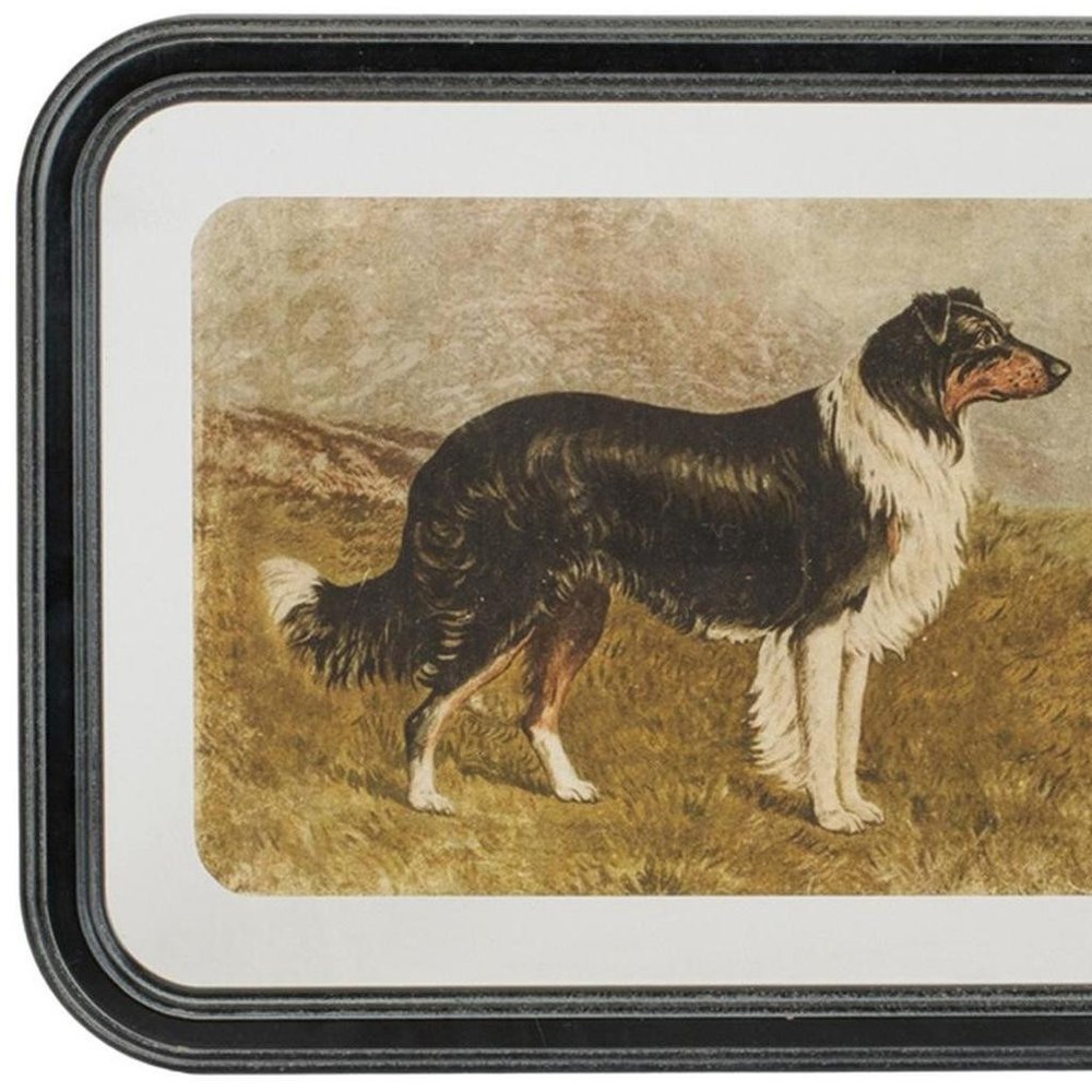 Set Of Two Country Dog Buddies Black Framed Wall Art