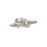 8" Silver Cast Iron Bumble Bee Trinket Tray