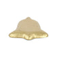5" Gold Cast Iron Christmas Bell Trinket Tray