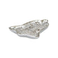 5" Silver Cast Iron Christmas Bell Trinket Tray