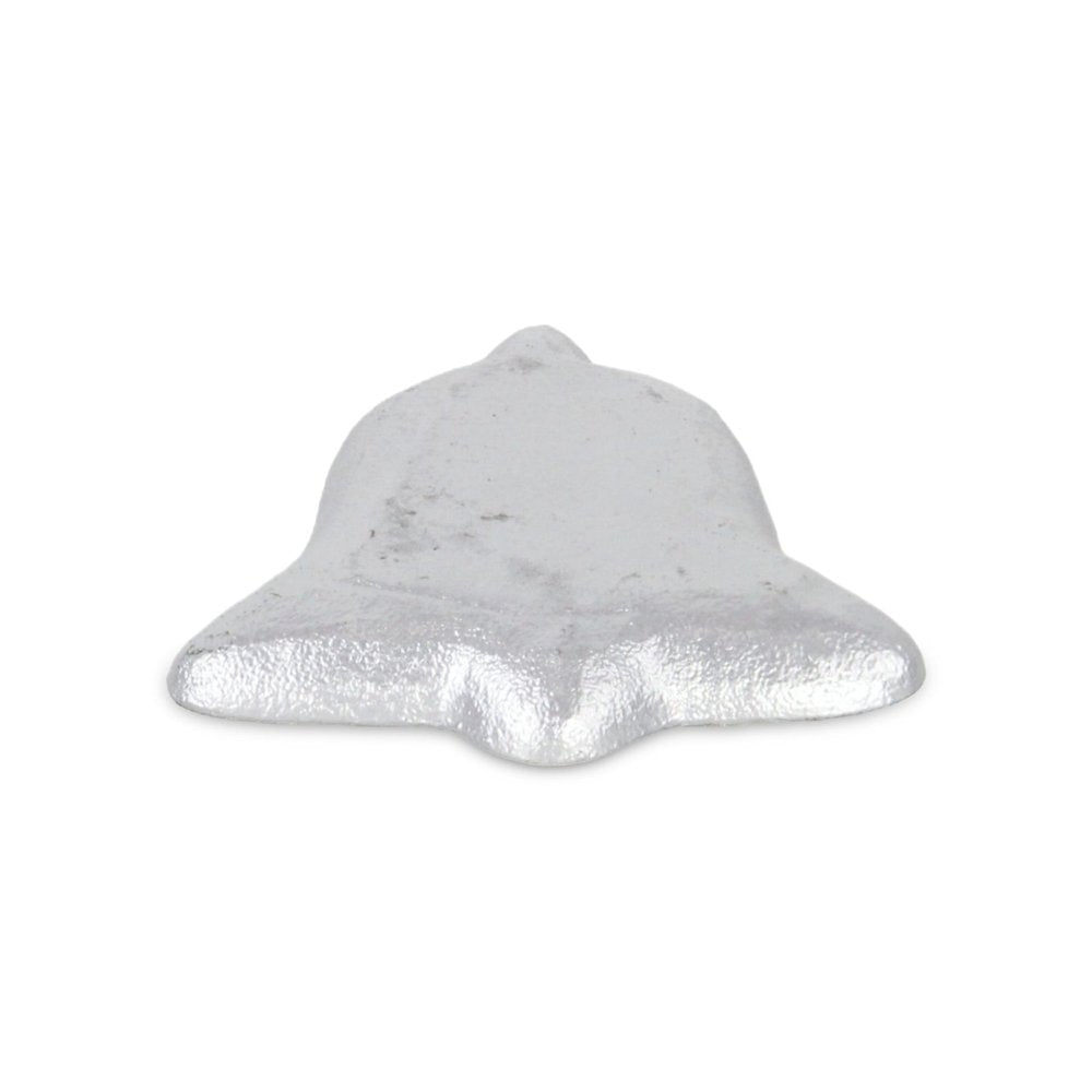 5" Silver Cast Iron Christmas Bell Trinket Tray