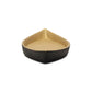 10" Black And Gold Cast Iron Oval Boat Shaped Tray