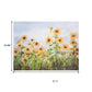 Sunflower Field Unframed Wall Art