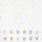 32" White Purple And Pink Cotton Polka Dots Bath Rug