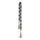 36" Dark Blue Wood Hand Painted Decorative Tassel