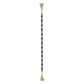 36" Dark Blue Wood Hand Painted Decorative Tassel