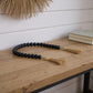 24" Dark Blue Wood Hand Painted Decorative Tassel