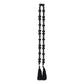 42" Black Wood Hand Painted Decorative Tassel