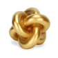 5" Gold Resin Knot Tabletop Sculpture