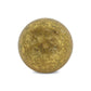 6" Gold Paper Mache Hand Painted Orb Decorative Orb