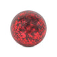 6" Red Paper Hand Painted Orb Tabletop Sculpture
