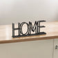11" Black Metal Home Tabletop Sign