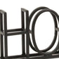 11" Black Metal Home Tabletop Sign